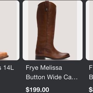 Frye Melissa wide calf boot